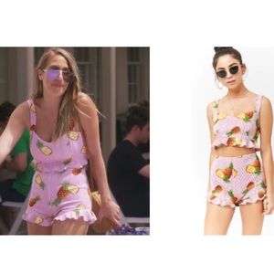 NWT F21 Pineapple Shorts Sz Small - sold out!